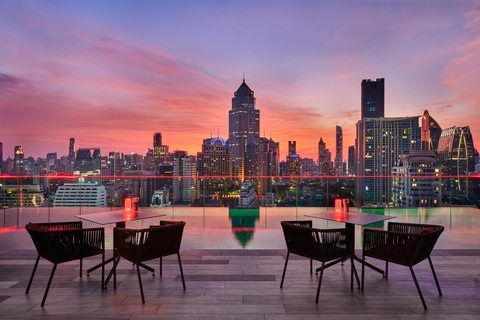 Bangkok: RedSquare Rooftop Bar at Novotel Sukhumvit 4 2 Dishes, Free-Flow Beer, and Non-Alcoholic Drinks