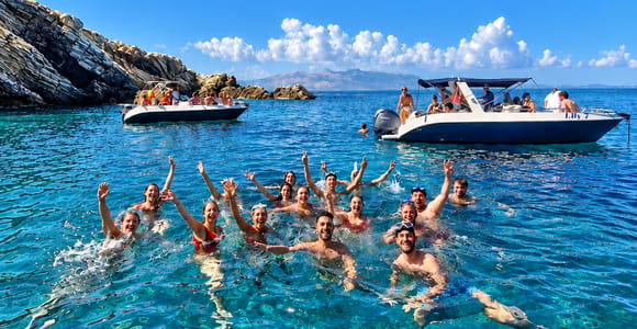 Sarande: Krorez Beach ,Hidden Cave &Small -Group Boat Tour
