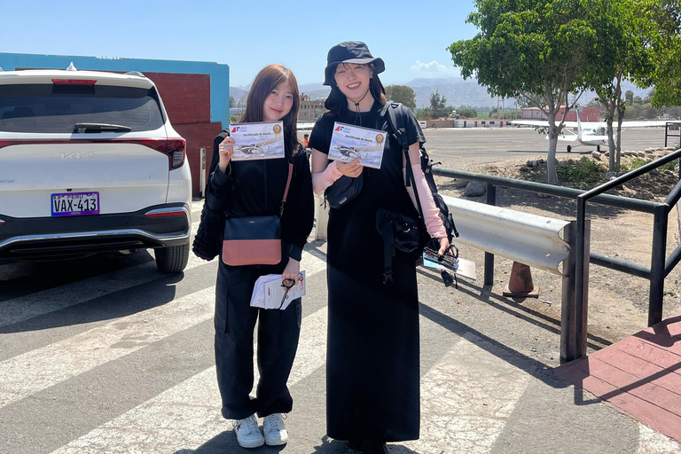 From Ica or Huacachina: Fly over the Nazca Lines and Huacachina buggy I only fly over the Nazca Lines.