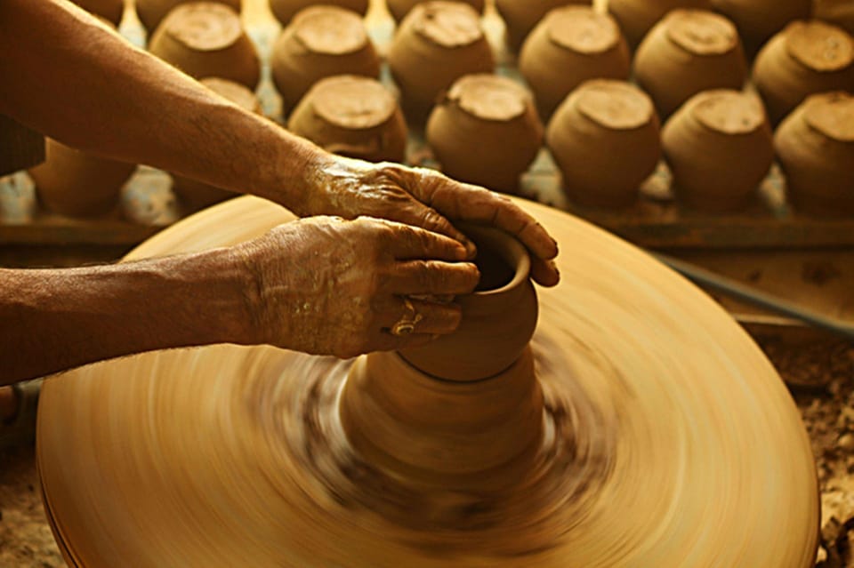 Baru belajar çömlek. Гончарный круг. Гончарный круг шумеров. Clay Pottery. Pottery making.