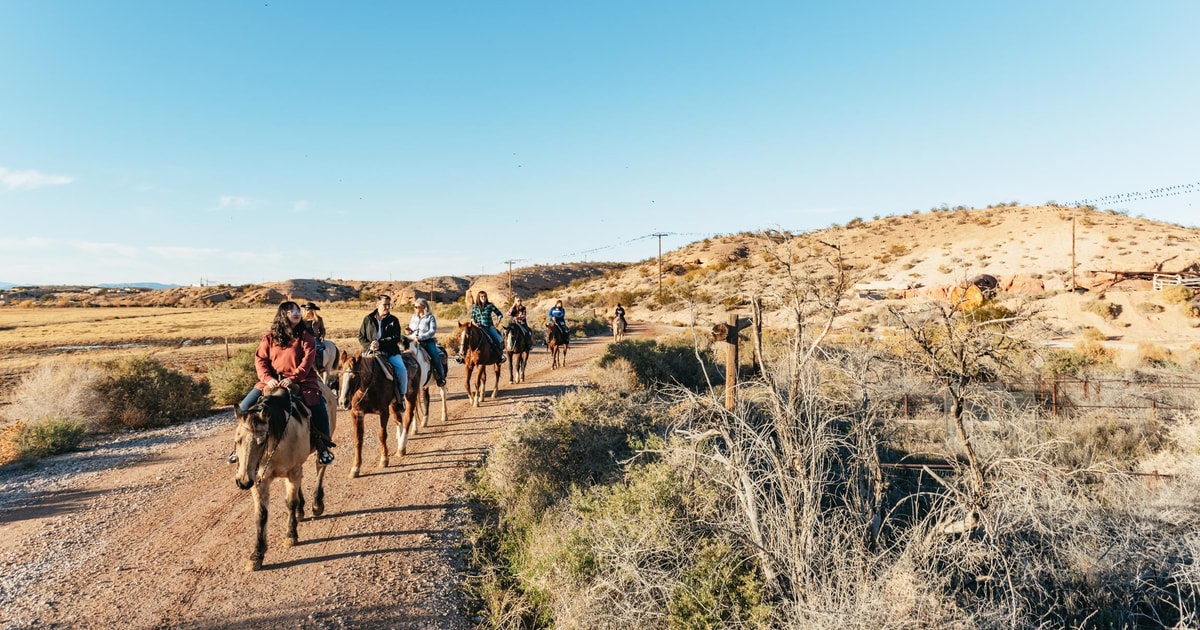 From Las Vegas: Desert Sunset Horseback Ride with BBQ Dinner | GetYourGuide