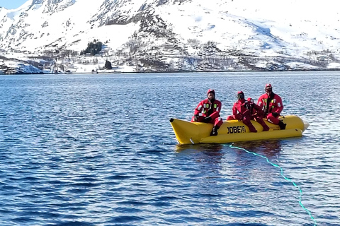 Tromsø: Banana Tube Ride with Arctic Floating