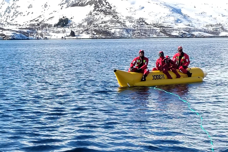 Tromsø: Banana Tube Ride with Arctic Floating