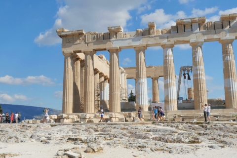 Athene: Acropolis Guided Tour & Food Walk in PlakaAthens Combo: Akropolis, het museum, de Plaka & Food Tour