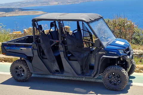 Gozo: Tour di un giorno in buggy con pranzo e sosta per nuotare