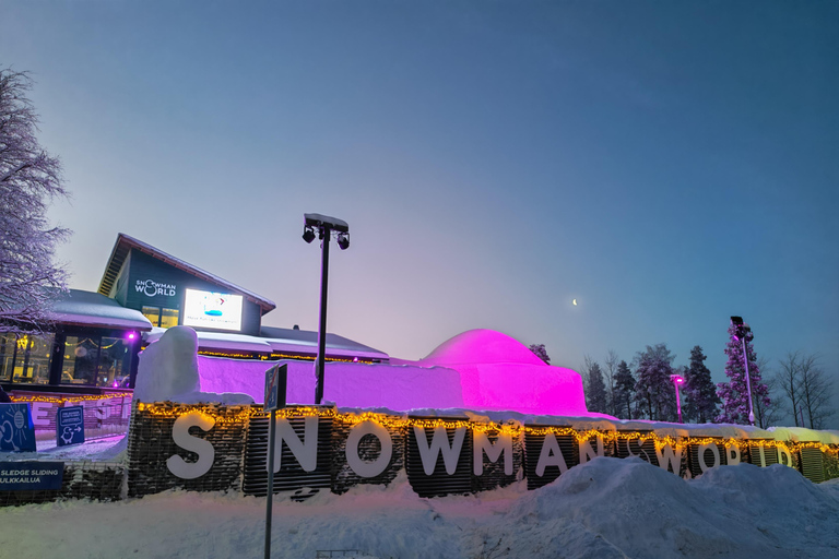 Rovaniemi: Santa Village,2km Husky Sled Ride & Snowman World Rovaniemi: Santa Village, Snowman World & Husky Sledge Ride