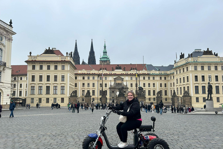 Grand City Tour on Electric Trike in Prague - Live Guided 1.5 Hour : 2 persons on 1 Trike