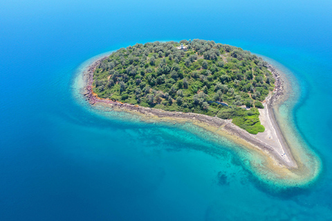 Athènes : excursion d&#039;une journée en bateau avec baignade et piscine thermaleAthènes : excursion d&#039;une journée en bateau vers les îles avec baignade