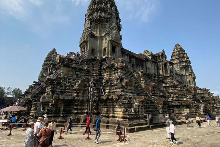 暹粒半日游：吴哥窟黄金时刻和普瑞鲁寺日落暹粒半日游：吴哥窟黄金时段和普瑞鲁日落