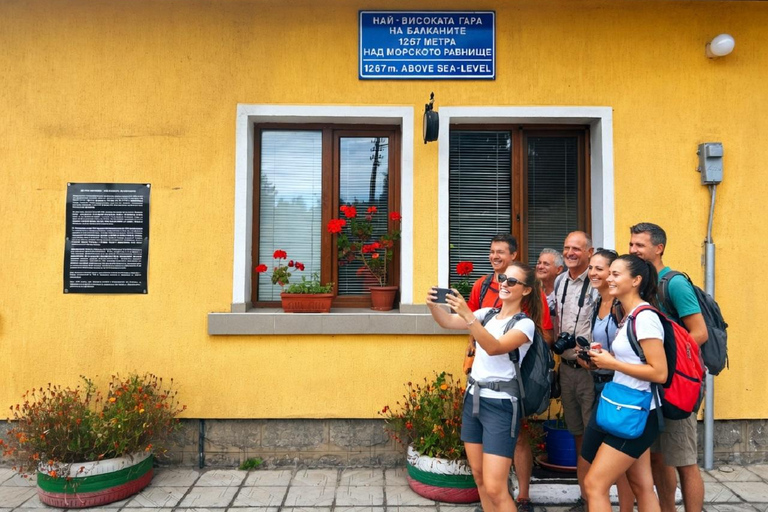 Sofia: Scenic Retro Train, Belmeken Lake & Wine/Thermal trip