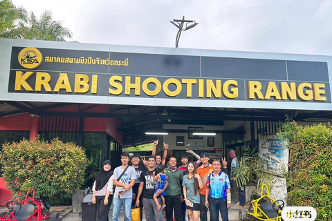 Krabi shooting range(.22 LRM4, .10 bullet)Krabi shooting range