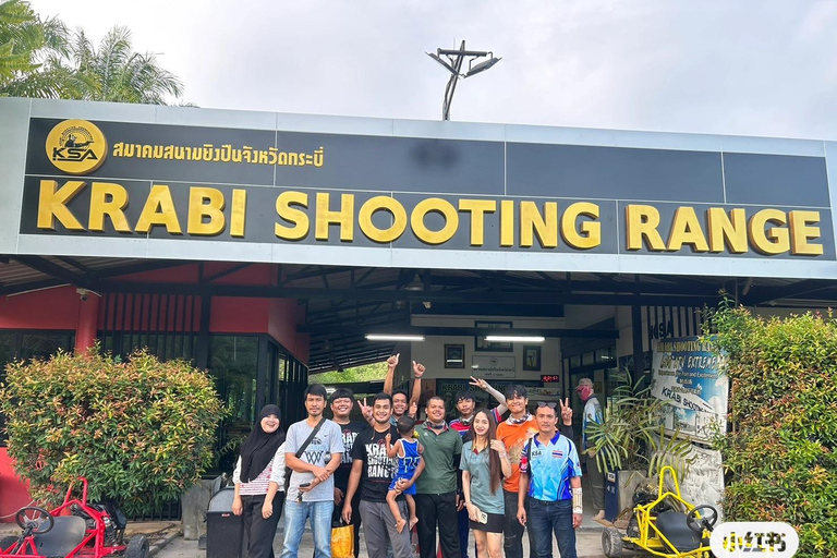 Krabi shooting range(.22 LRM4, .10 bullet) Krabi shooting range