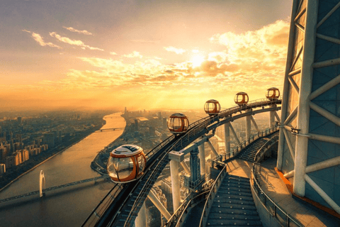 Guangzhou: Canton Tower Observation Deck and Thrill Rides 488m Outdoor Observation Ticket