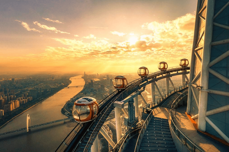 Guangzhou: Canton Tower Observation Deck and Thrill Rides 488m Outdoor Observation Ticket