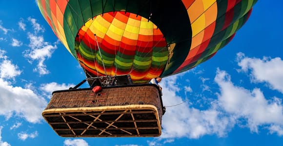 Luxor: Heißluftballonfahrt bei Sonnenaufgang mit Abholung