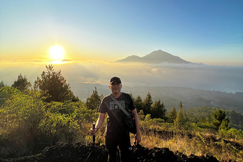 Randonnée privée au Mont Batur avec sources d'eau chaude et transfert à l'hôtel