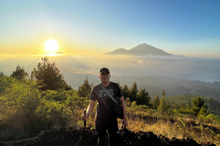 Randonnée privée au Mont Batur avec sources d'eau chaude et transfert à l'hôtel