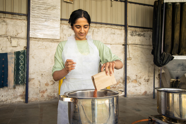 Jaipur: Natürliches Färben, Blockdruck, Tie &amp; Dye Workshop