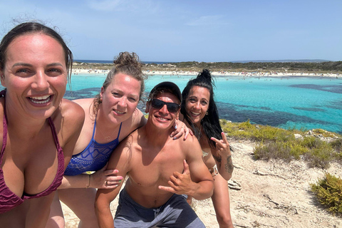 Ibiza: Formentera Catamaran Cruise, Free Time & Sunset Party