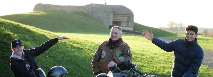 Bayeux : Normandie WWII visite privée d'une demi-journée en side-car