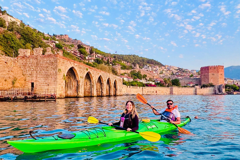 Alanya: Sunrise Kayaking with Views of Castle & Red Tower