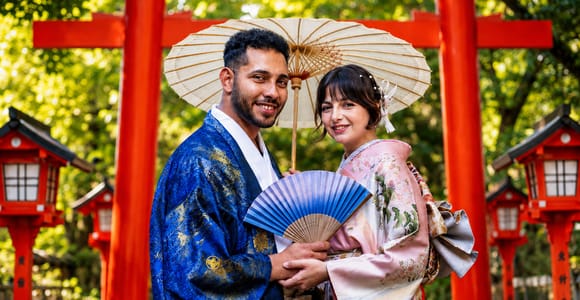 Kyoto: Arashiyama Kimono Rental with Free Hairstyling