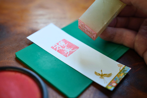 Stamp engraving workshop in Osaka