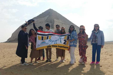 Visite d'une journée aux pyramides de Gizeh, à la ville de Memphis, à Dahshur et à Sakkara