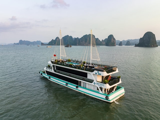 Amethyst Halong Bay Full Day Luxury Cruise(All destinations)