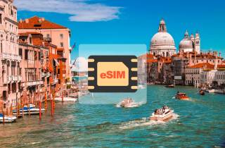 Italien: Europa eSim Mobile Roaming Datenplan