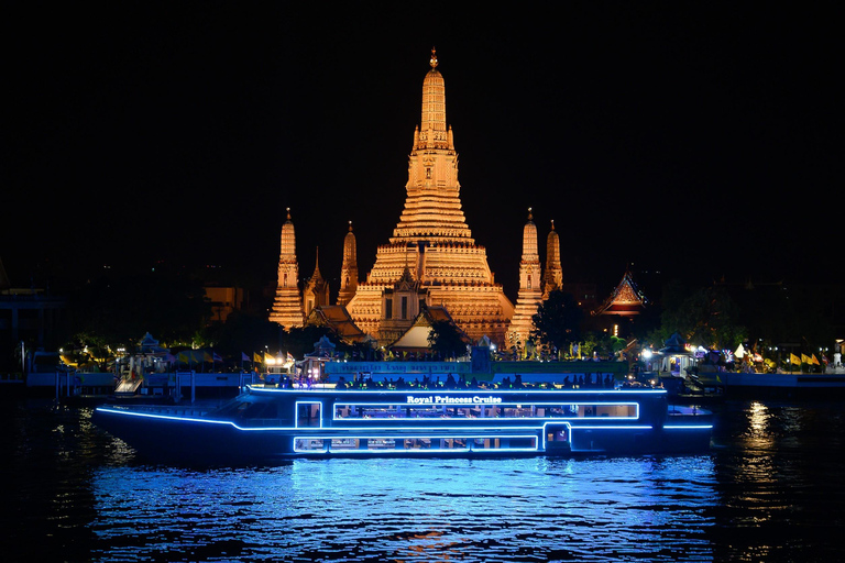 Bangkok: Royal Princess riviercruise met live muziekBangkok: Chao Phraya rivier Dinner Cruise met live muziek