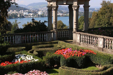 Lucerne: visite privée à pied des villas et des châteaux du lac des Quatre-CantonsLucerne: Villas et châteaux au lac des Quatre-Cantons