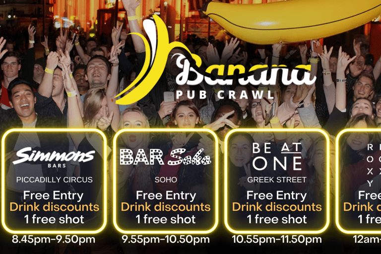 London : Central London Bar Crawl with discounts on drinks Saint Patrick's Day