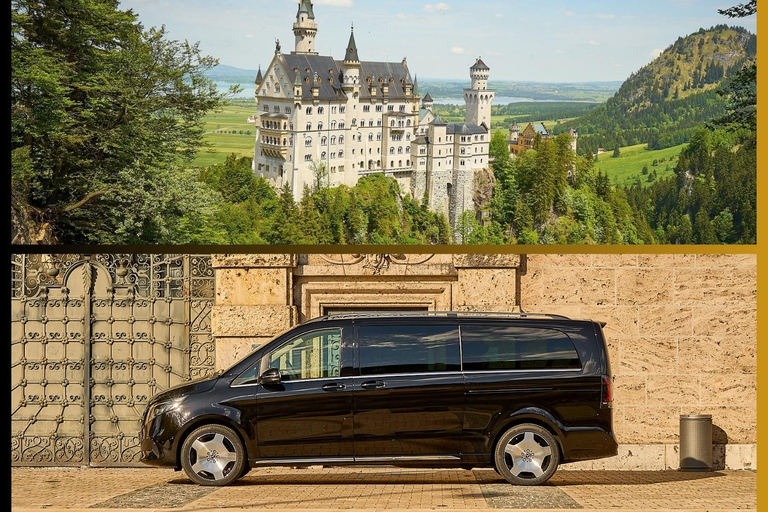 Excursión a Neuschwanstein desde Múnich en furgoneta de lujo para 6 personas con conductor privado