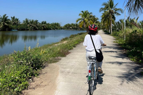 Hoi An Bike Tour: Stress Relief w Buffalo,Duck & Basket Boat E-Car Sightsee Private Tour: Explore the Insider’s Route