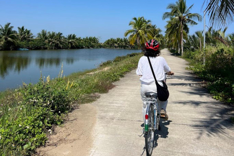 Hoi An Bike Tour: Stress Relief w Buffalo,Duck & Basket Boat E-Car Sightsee Private Tour: Explore the Insider’s Route