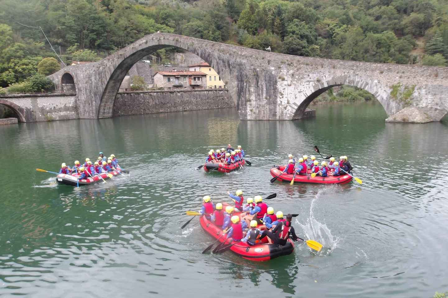 Lucca : Rafting doux en famille