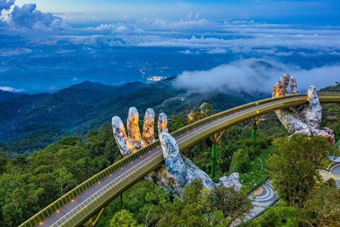 Hue Transfer naar Hoi An via Hai Van Pas &amp; Gouden BrugVia Hai Van Pas - Lang Co - Lap An - Gouden Brug