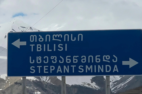 From Tbilisi: 2-Day Kazbegi & Gudauri Custom Adventure Tour