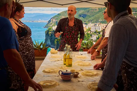 Pizza pasta e sorrento traditionelt køkken 100% hands on
