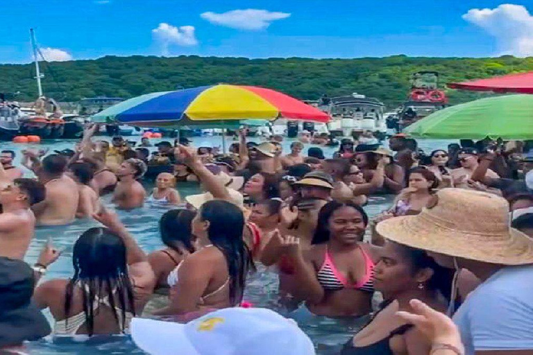 Cartagena: The Ultimate Party Boat Tour to Barú Island, Rosario, and Cholon. Cartagena: Party Boat Tour to Barú Island, Rosario, and Cholón