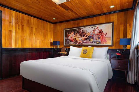 Hanoi: 2-Day Ha Long Bay/Bai Tu Long Bay Boutique Cruise Option 1: Ha long bay Route 2
