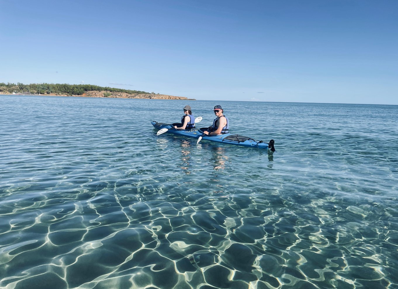 Chania: Havkajak-tur langs kysten om morgenen