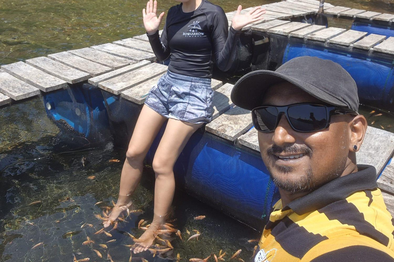Hikkaduwa: Rathgama Lagoon Kayaking and Fish Therapy Tour