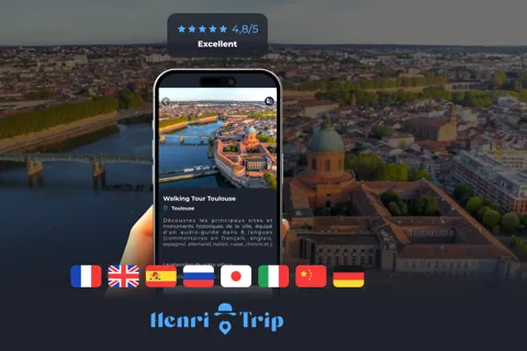 Toulouse : Walking tour with audio guide