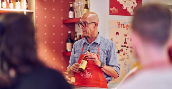 Bruges South: Belgian Waffle-Making Workshop & Beer Tasting