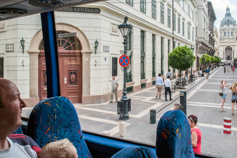 Budapeszt: wycieczka pływającym autobusem po lądzie i wodzie95-minutowa wycieczka