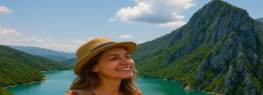 Depuis Tirana : randonnée au lac Bovilla et au point de vue sur la montagne Gamti