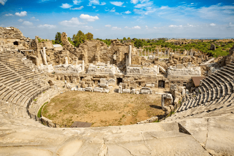 From Alanya: Side, Aspendos, and Manavgat Waterfall Tour