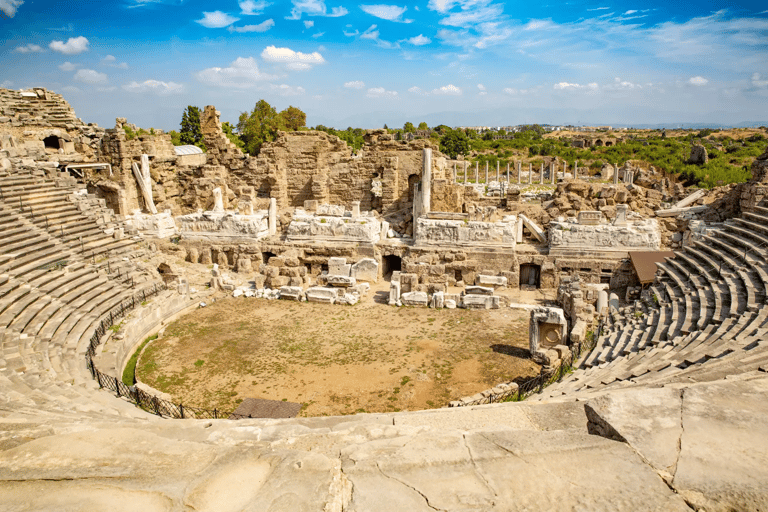 From Alanya: Side, Aspendos, and Manavgat Waterfall Tour